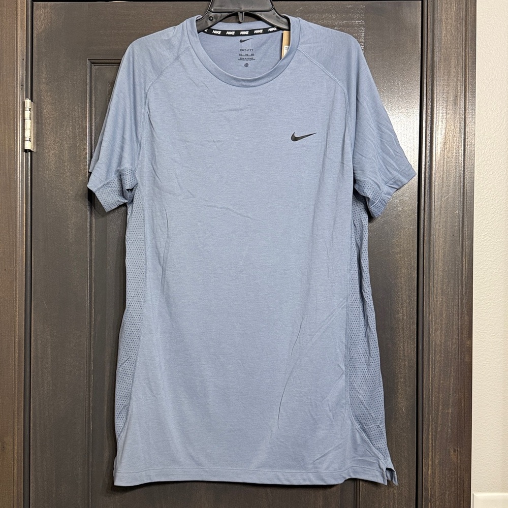 Nike Mens NWT Dri Fit Training T-Shirt XXL‎ grey-blue